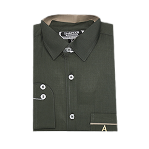 Dark Green School Shirt